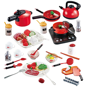 اسباب بازی ست آشپزخانه و گاز رومیزی Kitchen Playset_اسباب بازی لوازم آشپزخانه